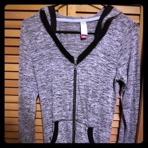 Light weight knit hoodie